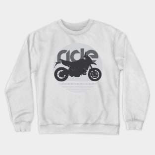 Ride hypermotard sun Crewneck Sweatshirt